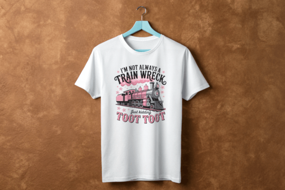 Funny Train Wreck PNG: T-Shirt Designs & Graphics