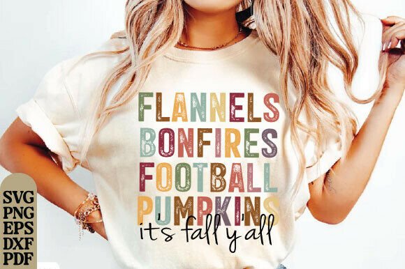 It’s Fall Y’all Graphics: T-Shirt Designs