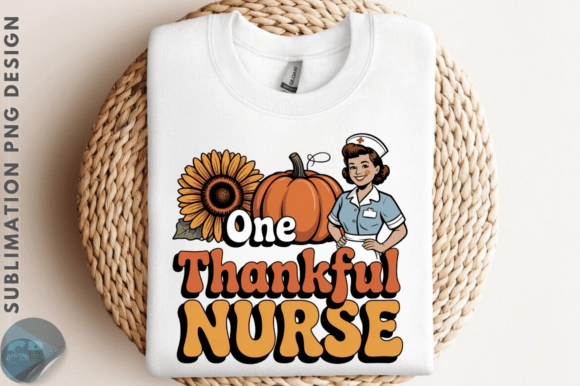 Thankful Nurse Thanksgiving Graphics for Seasonal Branding
