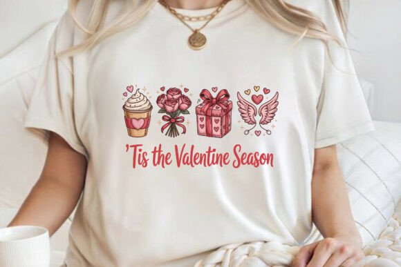 Tis the Valentine Season T-shirt PNG Graphics