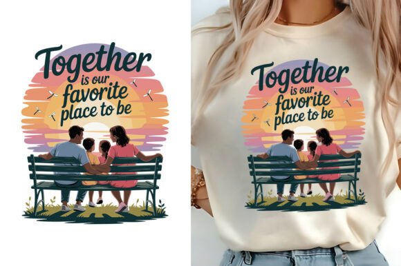 Together is Our Favorite Place to Be Tee Graphics